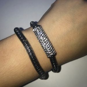 Two Metallic Bracelets